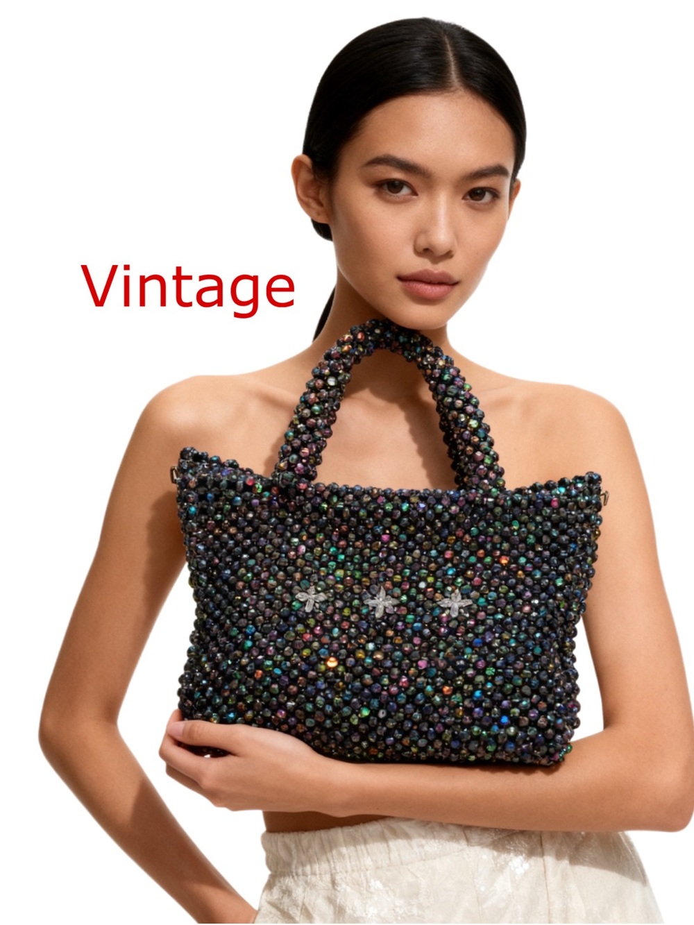 Vintage (60s)Iridescent Beaded Handbag